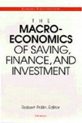 Cover: The Macroeconomics of Saving, Finance, and Investment - The University of Michigan Press