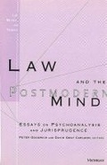 Cover: Law and the Postmodern Mind - The University of Michigan Press