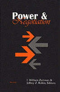 Enlarge image Cover: Power and Negotiation - The University of Michigan Press