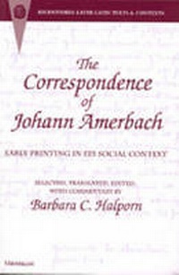 Abbildung von: The Correspondence of Johann Amerbach - The University of Michigan Press