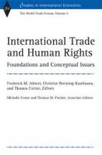 Enlarge image Cover: International Trade and Human Rights - The University of Michigan Press