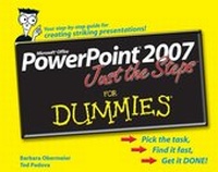 Abbildung von: PowerPoint 2007 Just the Steps For Dummies - Wiley