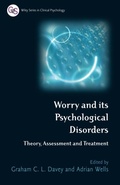 Cover: Worry and its Psychological Disorders - Wiley