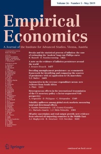 Abbildung von: Empirical Economics - Springer