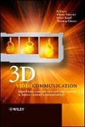 Cover: 3D Videocommunication - Algorithms, Concepts and Real-time Systems in Human Centred Communication - Wiley