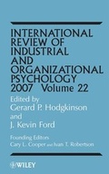 Cover: International Review of Industrial and Organizational Psychology, 2007 Volume 22 - Wiley