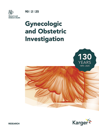 Abbildung von: Gynecologic and Obstetric Investigation - S. Karger