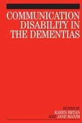 Cover: Communication Disability in the Dementias - Wiley