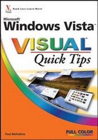 Enlarge image Cover: Microsoft Windows Vista Visual Quick Tips - Wiley