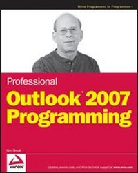 Abbildung von: Professional Outlook 2007 Programming - Wrox Press