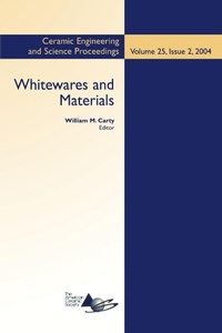 Enlarge image Cover: Whitewares and Materials - Wiley