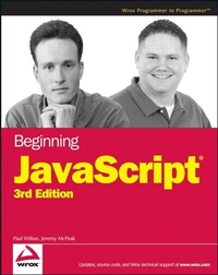 Enlarge image Cover: Beginning JavaScript - Wiley