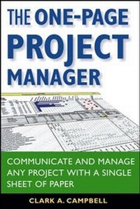 Enlarge image Cover: The One-Page Project Manager - Wiley