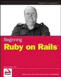 Enlarge image Cover: Beginning Ruby on Rails - Wrox Press