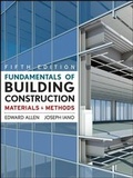 Cover: Fundamentals of Building Construction - Wiley