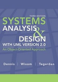 Enlarge image Cover: Systems Analysis and Design with UML - Wiley