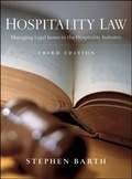 Cover: Hospitality Law - Wiley