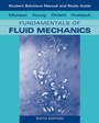 Cover: Student Solutions Manual and Student Study Guide to Fundamentals of Fluid Mechanics - Wiley