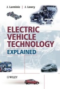 Cover: Electric Vehicle Technology Explained - Wiley