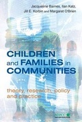 Cover: Children and Families in Communities - Wiley
