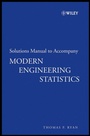 Cover: Solutions Manual to accompany Modern Engineering Statistics - Wiley