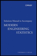 Cover: Solutions Manual to accompany Modern Engineering Statistics - Wiley