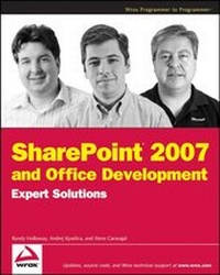 Enlarge image Cover: SharePoint 2007 and Office Development Expert Solutions - Wiley
