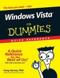Abbildung von: Windows Vista For Dummies Quick Reference - Wiley