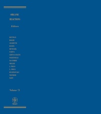 Enlarge image Cover: Organic Reactions, Volume 71 - Wiley