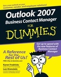 Cover: Outlook 2007 Business Contact Manager For Dummies - Wiley