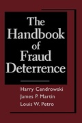 Cover: The Handbook of Fraud Deterrence - Wiley