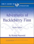 Cover: Adventures of Huckleberry Finn: Teacher Workbook - Wiley