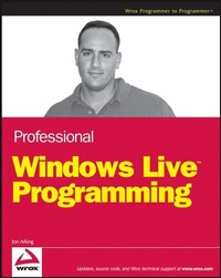 Enlarge image Cover: Professional Windows Live Programming - Wiley