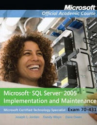 Abbildung von: Exam 70-431 Microsoft SQL Server 2005 Implementation and Maintenance - Wiley
