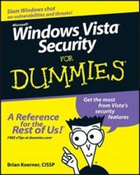 Enlarge image Cover: Windows Vista Security For Dummies - Wiley