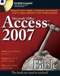 Enlarge image Cover: Access 2007 Bible - Wiley