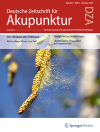 Abbildung von: Deutsche Zeitschrift für Akupunktur - SpringerMedizin