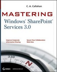 Enlarge image Cover: Mastering Windows SharePoint Services 3.0 - Wiley