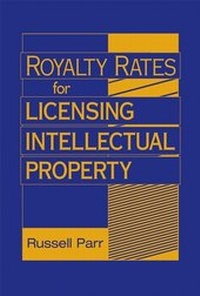 Abbildung von: Royalty Rates for Licensing Intellectual Property - Wiley
