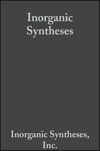 Enlarge image Cover: Inorganic Syntheses, Volume 14 - Wiley