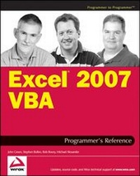 Abbildung von: Excel 2007 VBA Programmer's Reference - Wrox