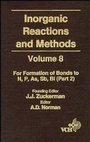 Cover: Inorganic Reactions and Methods, Volume 8, The Formation of Bonds to N, P, As, Sb, Bi (Part 2) - Wiley-VCH
