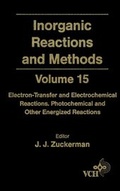 Cover: Inorganic Reactions and Methods, Volume 15, Electron-Transfer and Electrochemical Reactions; Photochemical and Other Energized Reactions - Wiley-VCH