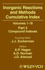 Cover: Inorganic Reactions and Methods, Volumes 1-18, Cumulative Index, Part 2 - Wiley-VCH