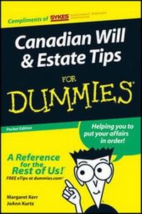 Abbildung von: Custom Canadian Will and Estate Tips for Dummies (Sykes Edition) - Wiley