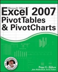 Abbildung von: Excel 2007 PivotTables and PivotCharts - Wiley