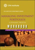 Cover: Managing Investment Portfolios Workbook - Wiley