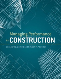 Enlarge image Cover: Managing Performance in Construction - Wiley