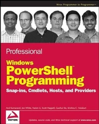 Enlarge image Cover: Professional Windows PowerShell Programming - Wiley