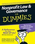 Cover: Nonprofit Law and Governance For Dummies - Wiley
